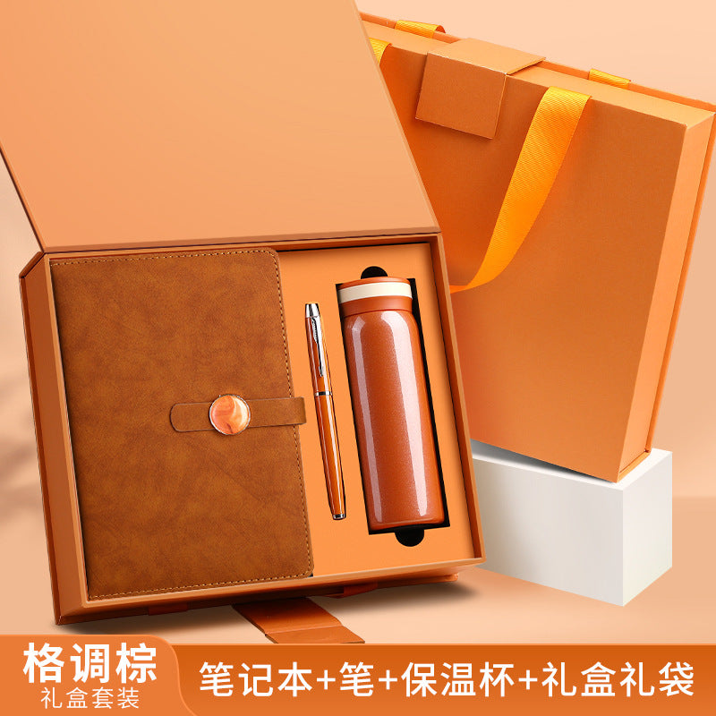A5 70% off A6 Loose-Leaf Notebook Color-Changing Pu Notebook Gift Box Set Gift School Custom Logo Magnetic Buckle Notepad