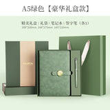 A5 70% off A6 Loose-Leaf Notebook Color-Changing Pu Notebook Gift Box Set Gift School Custom Logo Magnetic Buckle Notepad