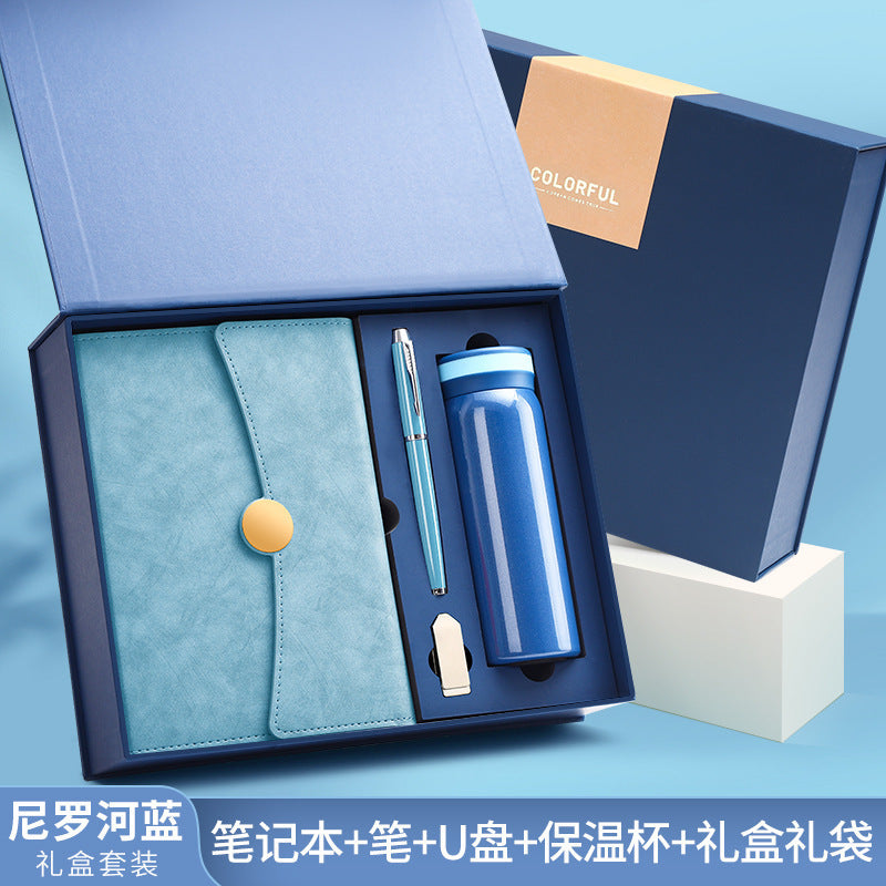 A5 70% off A6 Loose-Leaf Notebook Color-Changing Pu Notebook Gift Box Set Gift School Custom Logo Magnetic Buckle Notepad