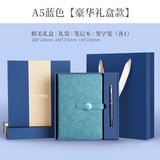 A5 70% off A6 Loose-Leaf Notebook Color-Changing Pu Notebook Gift Box Set Gift School Custom Logo Magnetic Buckle Notepad