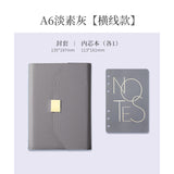 A5 70% off A6 Loose-Leaf Notebook Color-Changing Pu Notebook Gift Box Set Gift School Custom Logo Magnetic Buckle Notepad