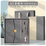 A5 70% off A6 Loose-Leaf Notebook Color-Changing Pu Notebook Gift Box Set Gift School Custom Logo Magnetic Buckle Notepad