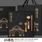 Xiamen University Notebook Gift Box Set Cultural and Creative Souvenirs Bookmarks School Event Gifts with Logo Printing