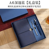 A6 strap hand ledger custom retro three-fold loose-leaf notebook campus student notepad cover logo custom