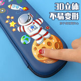 3D Stereo Pencil Case for Primary School Students, High-End, Cute, Milky Pencil Case, Large Capacity, Stain-Resistant School Pencil Case