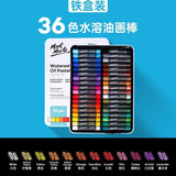 Montmartre Oil Painting Stick 24 Color Soft Crayon Training Studio Wholesale 12 Color Children Silky Super Soft Heavy Color Oil Painting Stick