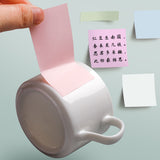 Morandi sticky note for students, strong sticky solid color color large note small notebook note paper small strip mark