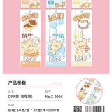 Student Set of Rulers 4-Piece Set Ruler 20cm Triangle Set Ruler Protractor Multi-Functional Primary School Student Macaron