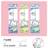 Student Set of Rulers 4-Piece Set Ruler 20cm Triangle Set Ruler Protractor Multi-Functional Primary School Student Macaron