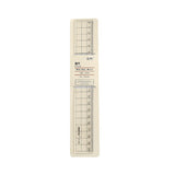 Creative plastic transparent ruler 15/20cm transparent ruler drawing measuring student stationery scale caliper