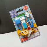 Wholesale Japanese Iwako Cartoon Detachable Combination Toy Gift Stationery Set Gift Eraser Assembly