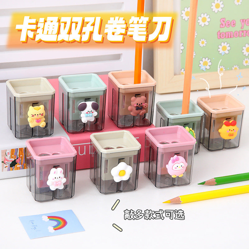 Pencil sharpener creative cartoon manual pencil sharpener student cute portable pencil sharpener pencil sharpener wholesale