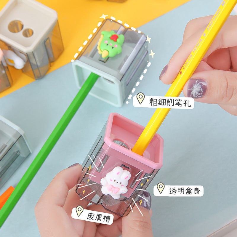 Pencil sharpener creative cartoon manual pencil sharpener student cute portable pencil sharpener pencil sharpener wholesale