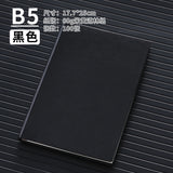 A5 business leather meeting notebook custom cover Logo classic pu notepad advertising gift box custom wholesale