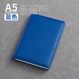 A5 business leather meeting notebook custom cover Logo classic pu notepad advertising gift box custom wholesale