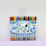 Cartoon Cute 12/18/24 Color Rotating Crayons Creative Painting Stationery Kindergarten Children's Short Crayons