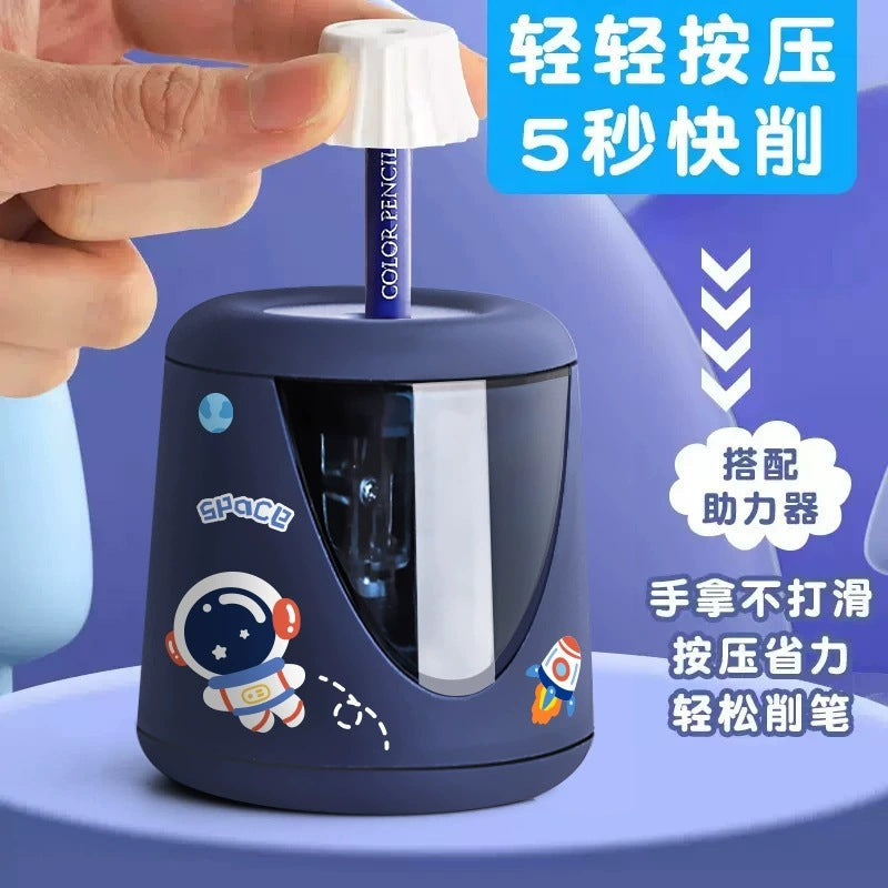 Truecolor Electric Pencil Sharpener for Elementary School Students, Automatic Pencil Sharpener, Rechargeable Pencil Sharpener for Children, Special Pencil Sharpener for Children