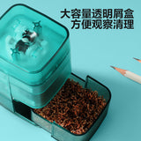 Deli X90 Automatic Pen-Feeding Pencil Sharpener Hand-Cranked Pencil Sharpener Manual Pencil Sharpener for Students