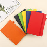 A5 Notebook Customized Macaron Color Diary Simple Elastic Band Business Meeting Notebook with Logo Printing