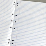 A4 Thickened 200-Page Thin Notebook for Students, Suitable for Exam Preparation, Public Service Exams, and Note-Taking, with American-Style Horizontal Lines