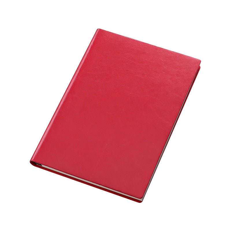 A5 business leather meeting notebook custom cover Logo classic pu notepad advertising gift box custom wholesale