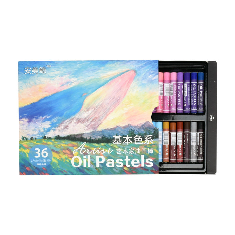Bulk Single-Color Soft Refill Art Institution Kindergarten Thick Color Crayon Heavy Color Oil Pastel Manufacturer Wholesale