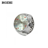 BOZHI Women's fashionable Rhinestone Ring Watch – Quartz Finger Watch