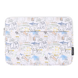 Waterproof Laptop Sleeve for 11–15 Inch – Shockproof PU Case with Safari Cartoon Print