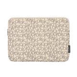 Monogram PU Laptop Sleeve – Waterproof, Shockproof Case for 11–15 inch Devices