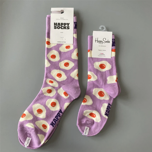 Adult Christmas Cotton Socks – Festive Mid-Tube Crew Socks for Men & Women