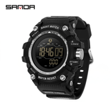 Sanda Men's Sports Digital Watch – Waterproof Pedometer & Calorie Tracker