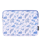 Botanical Sketch PU Leather Laptop Sleeve – Waterproof Case for MacBook & More
