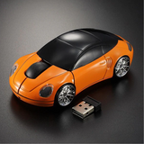 2.4G Wireless Cartoon Car Mouse – 1600 DPI Optical, USB Receiver, Ergonomic