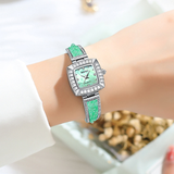 MOKAGO Square Women’s Diamond Watch – Luxury Quartz Waterproof Watch