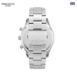 PRECIOUS DUKE Men’s Stainless Steel Quartz Watch – Business Waterproof Watch