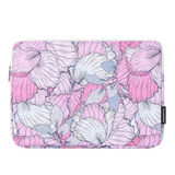 Pink Floral PU Laptop Sleeve – Waterproof, Shock-Resistant Case for 11–15" Laptops