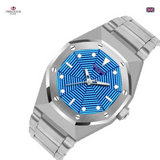 PRECIOUS DUKE Men’s Business Quartz Watch – Octagonal Dial, Waterproof 30M