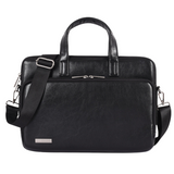 Business‑Grade Waterproof Laptop Briefcase – Shock‑Resistant with Front Pocket