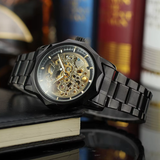 T-Winner Luxury Skeleton Automatic Watch for Men – Mechanical Timepiece