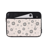 Shockproof PU Laptop Sleeve – Abstract Circle Print for 11–15 Inch Devices