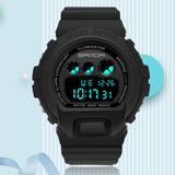 SANDA Digital Sports Watch – Waterproof LED Student Watch for Men