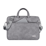 Waterproof PU Laptop Bag 13"–15" – Durable Briefcase with Front Pocket