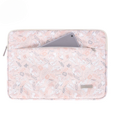 Floral Laptop Sleeve – Waterproof PU Protective Case with Botanical Print (11–15 Inch)