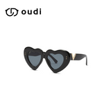 OUDI Heart Shaped Sunglasses for Girls – Hip-Hop Street Style Shades Sun Visor Eyewear
