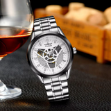 T-WINNER Automatic Mechanical Watch for Men – Stainless Steel Business Timepiece