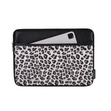 Leopard Print Laptop Sleeve – Shockproof PU Case for MacBook, Dell, Lenovo & More