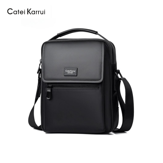 Catei Karrui Men’s Crossbody Shoulder Bag – Waterproof Oxford Canvas Bag
