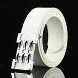 Men’s Korean-Style Smooth Buckle Belt – Casual Belt For Jeans & Trousers