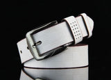 Men's Retro Plaid Belt – Pin Buckle Belt for Jeans & Casual Wear