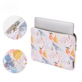 Abstract Print PU Leather Laptop Sleeve – Waterproof Case for Samsung & More